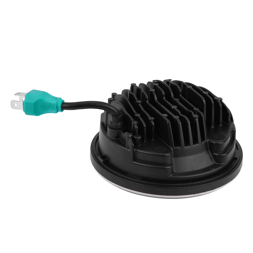 Faro LED Rotondo 5.75 Pollici Per Moto – Luce Universale, In Alluminio E Lente PC, Facile Da Montare, Per Cruiser E Custom
