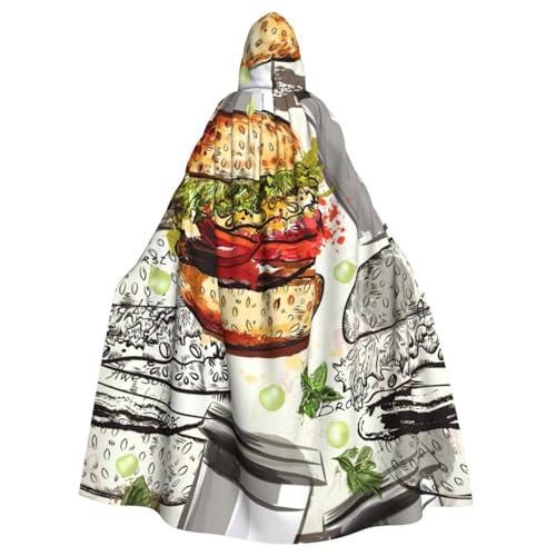 Cape médiévale confortable pour costume de fête sans stress