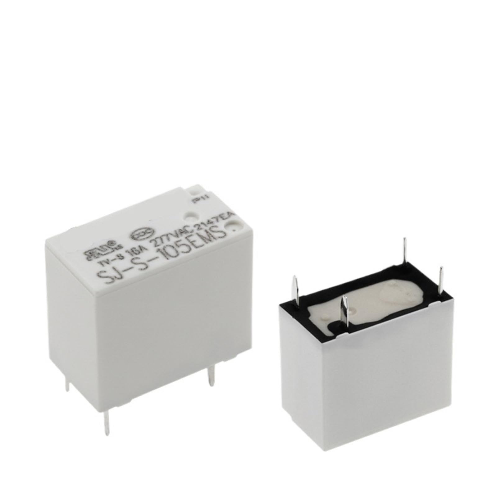 5pcs Relay SJ-S-105EMS SJ-S-112EMS SJ-S-124EMS 16A 4pin Relay(SJ-S-124EMS)
