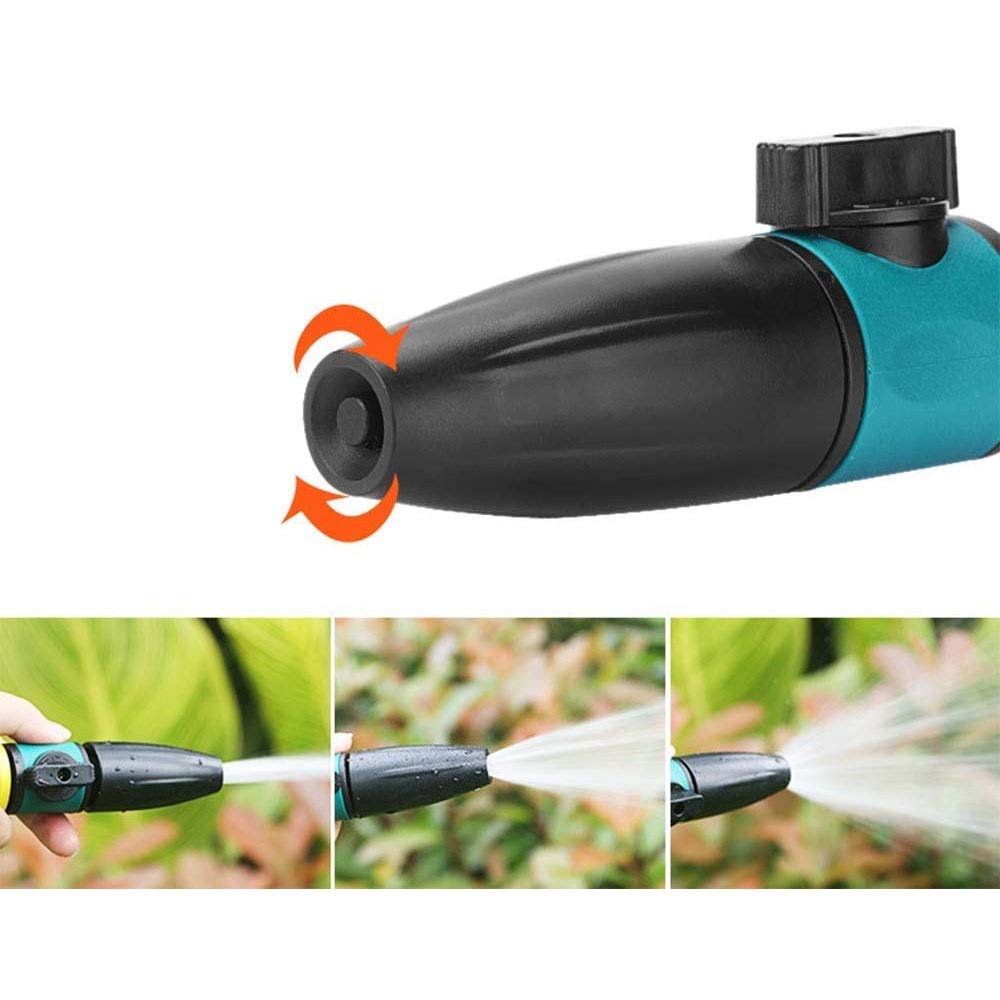 Schlauchdüse, Hochleistungs-Metallschlauch-Düsensprüher, Gartenschlauch-Bewässerungssprinkler mit einstellbarem Wassersprüher,
