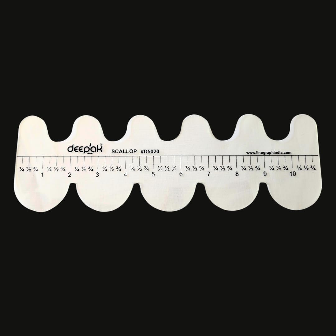 dress cutting scale Tailoring Scale Combo – Pack of 4 Scales (Arm Hole, Scallop, Blouse Dart &  Hip Shape)