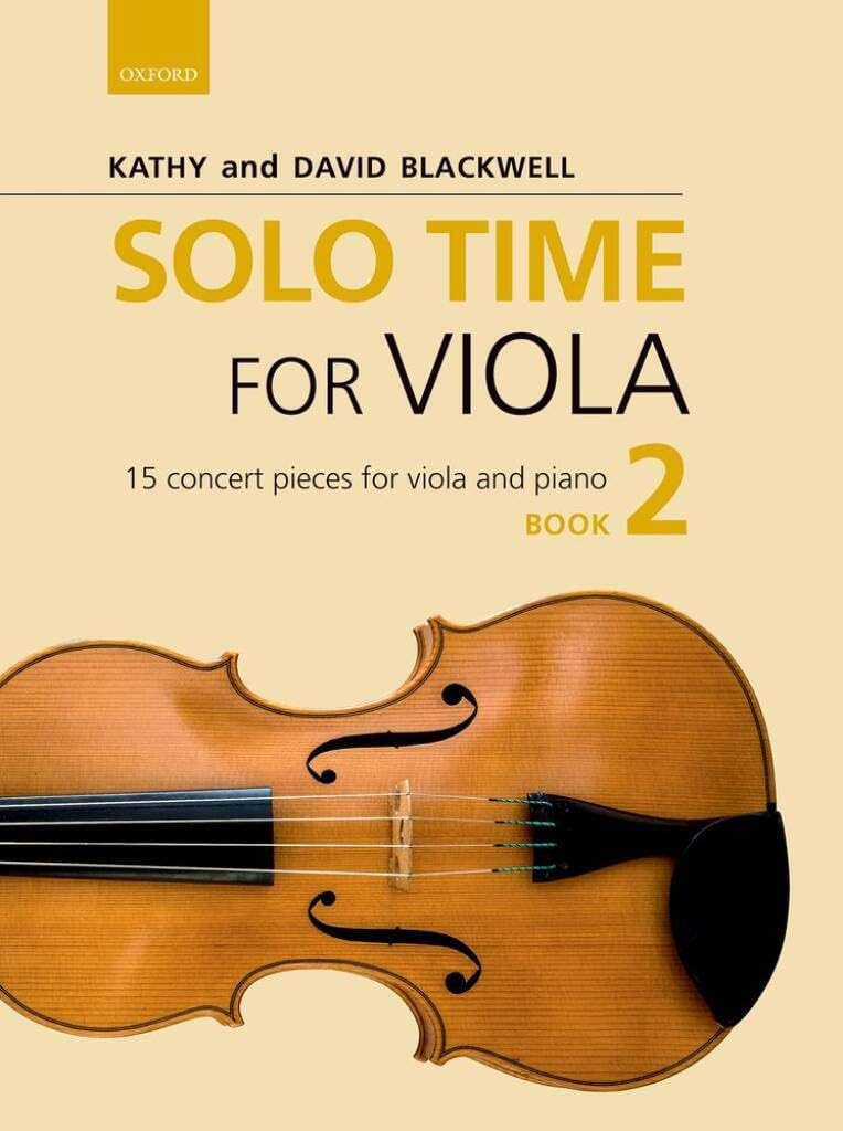 Solo Time for Viola Book 2: 15 concert pieces for viola and piano (Viola Time)