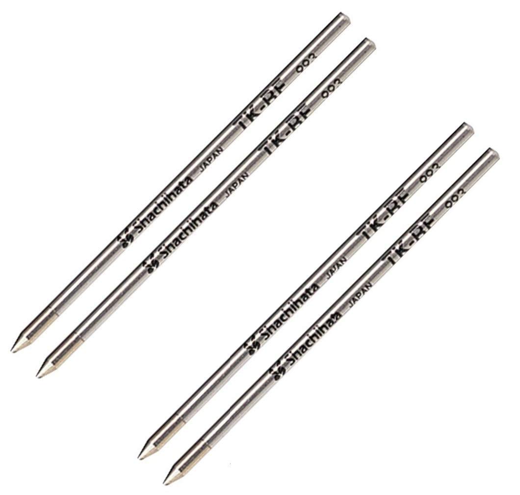 シャチハタ ネームペン用 ボールペン 替芯 黒 TK-RF 4本セット