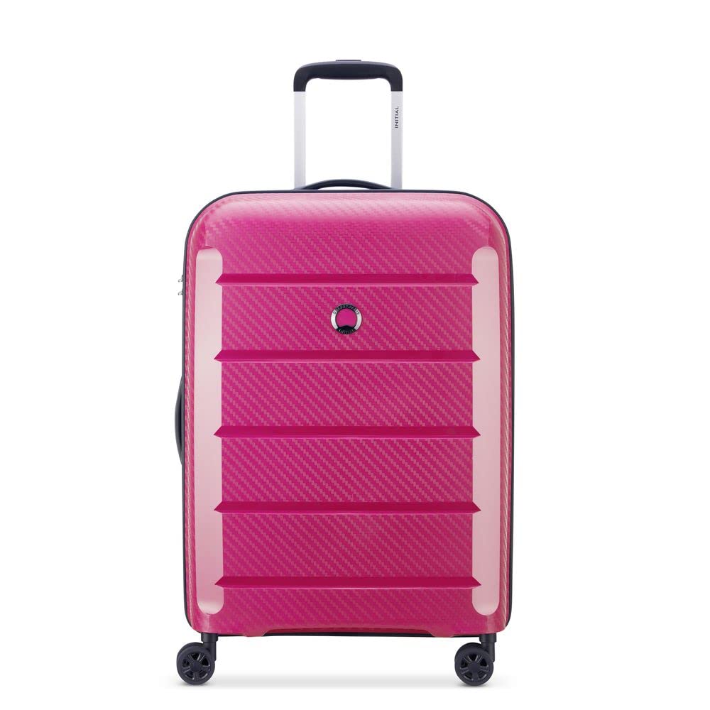 DELSEY PARIS - BINALONG - Średnia twarda walizka - 66x45x26 cm - 66 litrów - M - Różowy