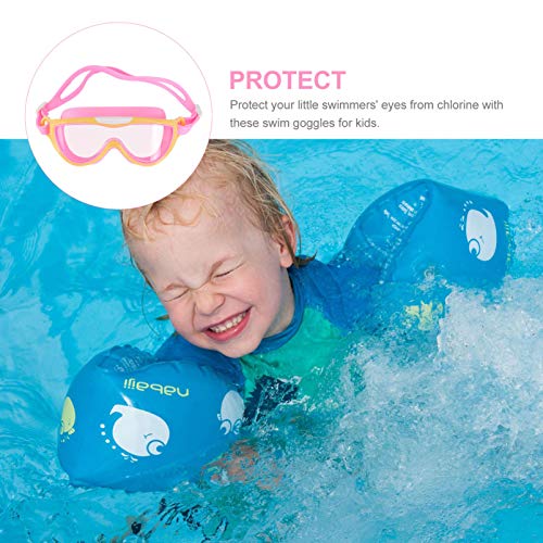 VALICLUD Óculos de natação infantil antiembaçamento óculos de natação transparentes sem vazamento pa