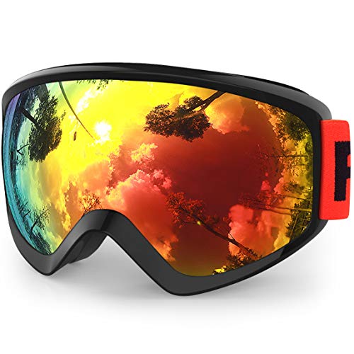 findway Kids Ski Goggles, Kids Snow Snowboard Goggles for Boys Girls Youth
