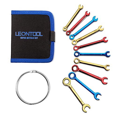 LEONTOOL Metric 10 PCS 4-11mm Mini Wrench Set