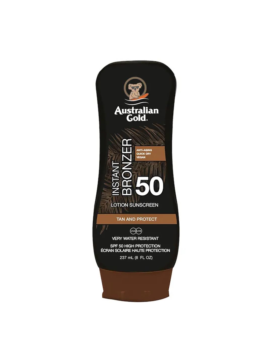 Australian Gold - Sunscreen Lotion w. Bronzer 237 ml - SPF 50
