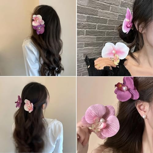 Set de 6 Pinzas para Cabello Phalaenopsis miniatura 5