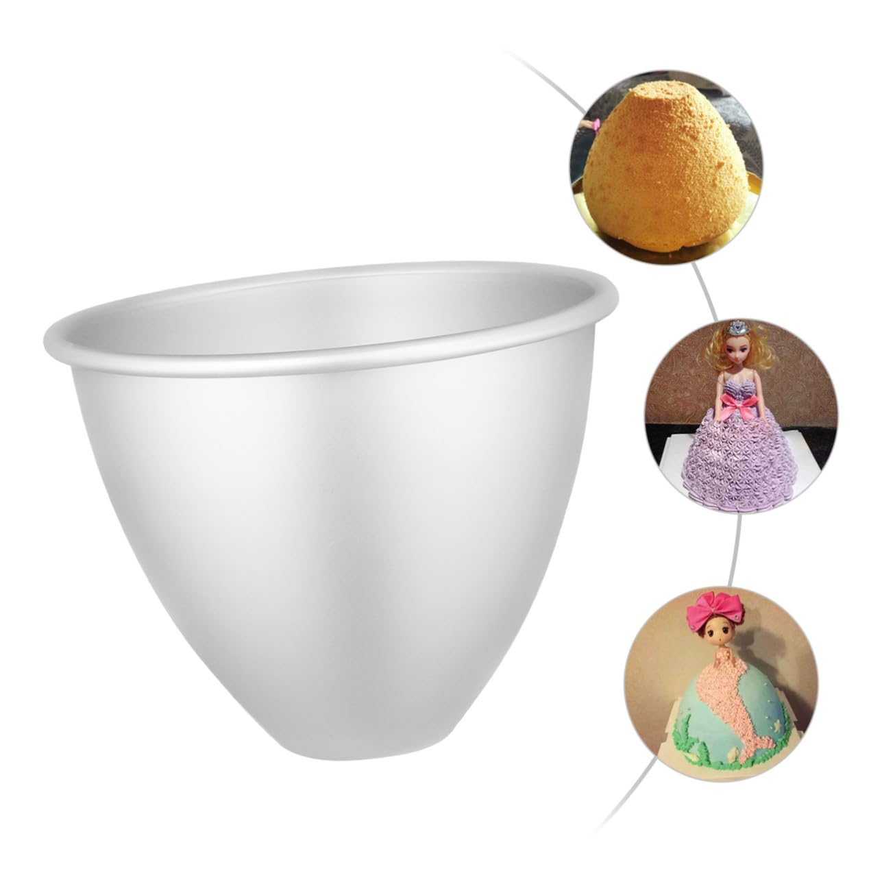 DECHOUS 2pezzi Teglia Per Antiaderente Per Dolci Per Chiffon e Muffin Baking Bottom Mould Per