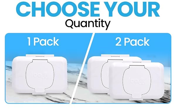 Loo 2-Pack Discreet Flushable Wipes Dispenser – Fits Standard Size Flushable Wipes Only – No-Drill Suction Mount Bathroom Holders with Lid for Toilet Tank, Tile, or Mirror by Loo - Image 8