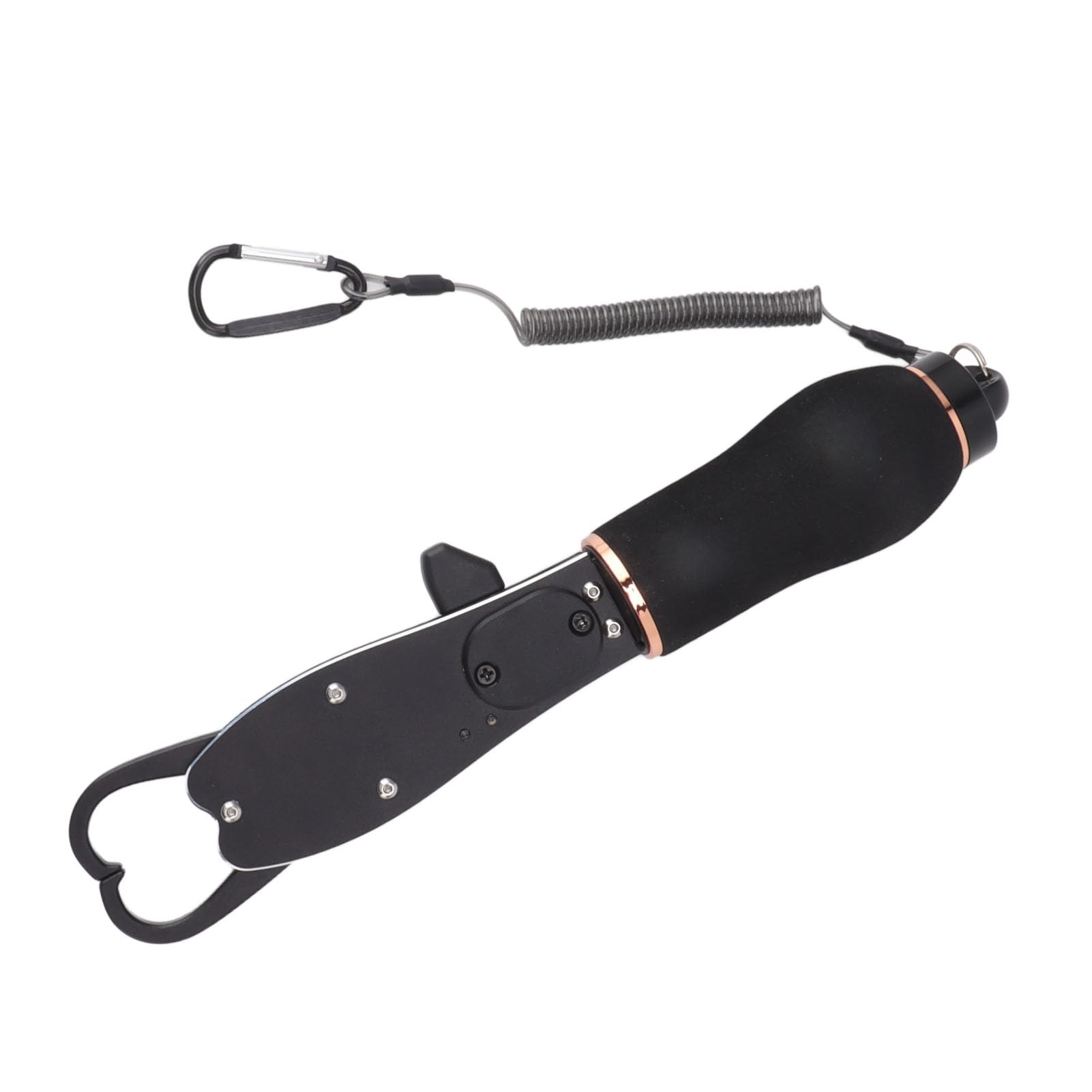Pinza de Pescado, Profesional Portátil Multifuncional con Báscula Digital de hasta 55 Lb 25 Kg Capacidad Carga Agarrador Labios Pescado para Hombres Equipo Pesca