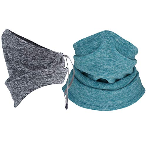 LONGLONG Neck Warmer Gaiter - Winter Thicken Soft Elastic Fleece Skiing Face Scarf Mask