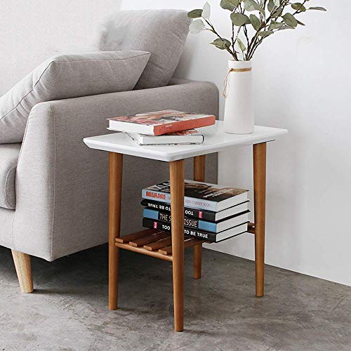 Bureau d'appoint en bois blanc table basse de restauration - 5