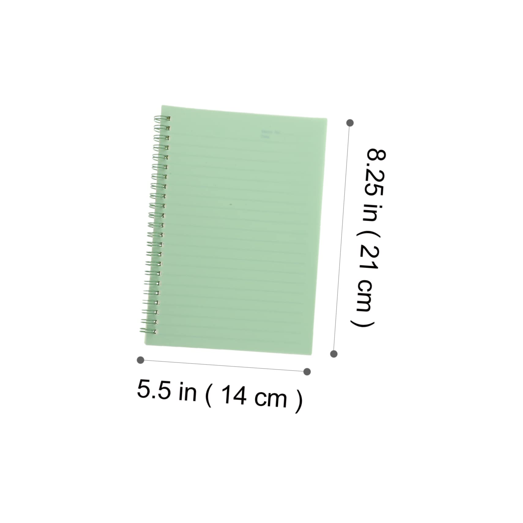 Gadpiparty 4 Stück-pack Spiralnotizblock A5 mit Pp Deckel und Dickem Papier | Notizbücher zum Notieren, Planungsblock und Terminplaner, Schreibblock für Schulanfang Party