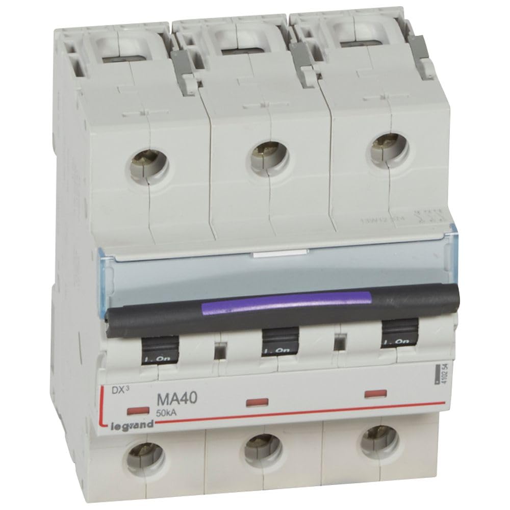 Disjoncteur magnétique seul DX³-M 50kA - 3P 400V~ - 40A - 4,5 modules