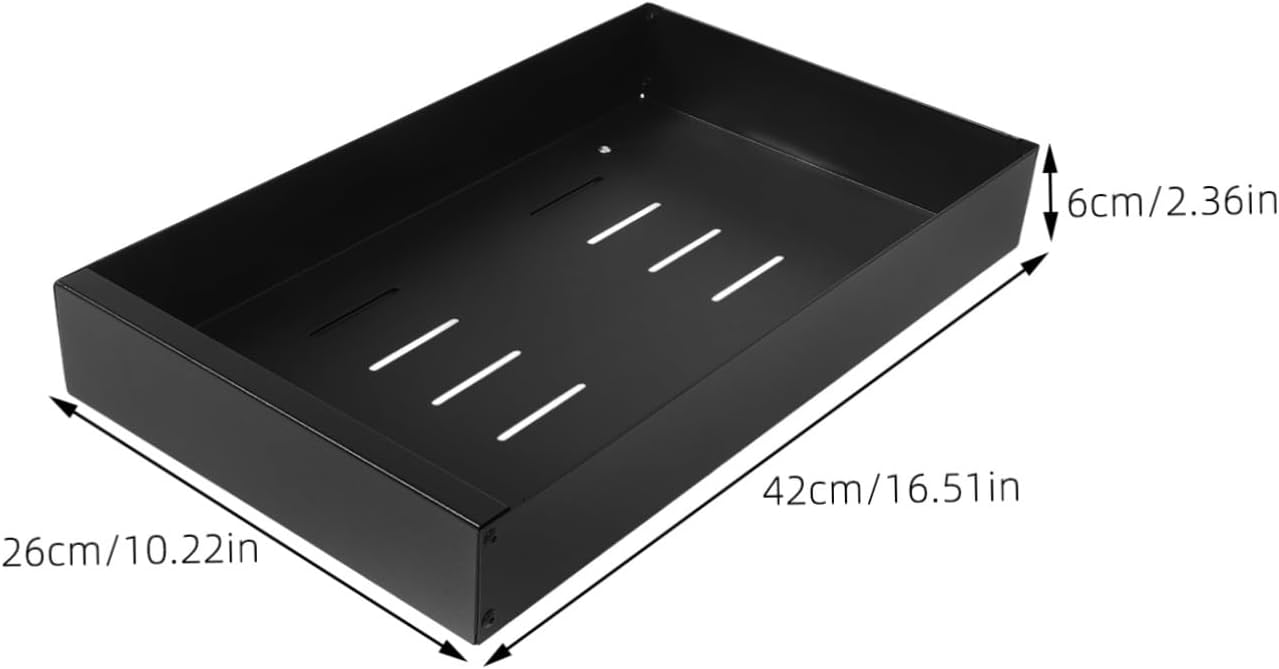 Alipis Dish Racks Nano Adhesive Strip Storage Organizer Pull Out Shelves for Kitchen Cabinets Drying Rack