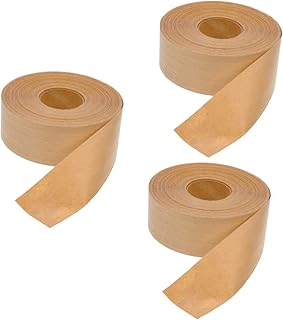 STOBOK 3 Rolls Packaging Kraft Paper Tape Cassette Tapes Sealing Tape Tape Casettes Tape Paper Packing Tape Shipping Box Tape Packaging Tape Sealing Supply Packaging Supply Box