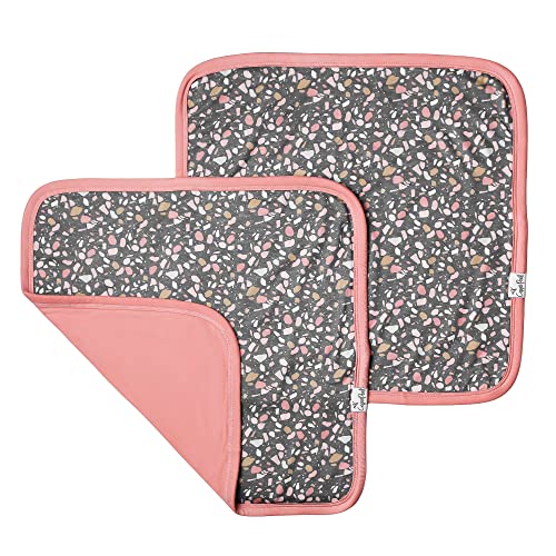 Copper Pearl Baby Security Blanket Set of 2 - Portable Size for Self-Soothing On-The-Go, Ideal Baby Blankets for Boys and Girls, Ultra-Soft, and Gift-Ready Loveys - Gemini