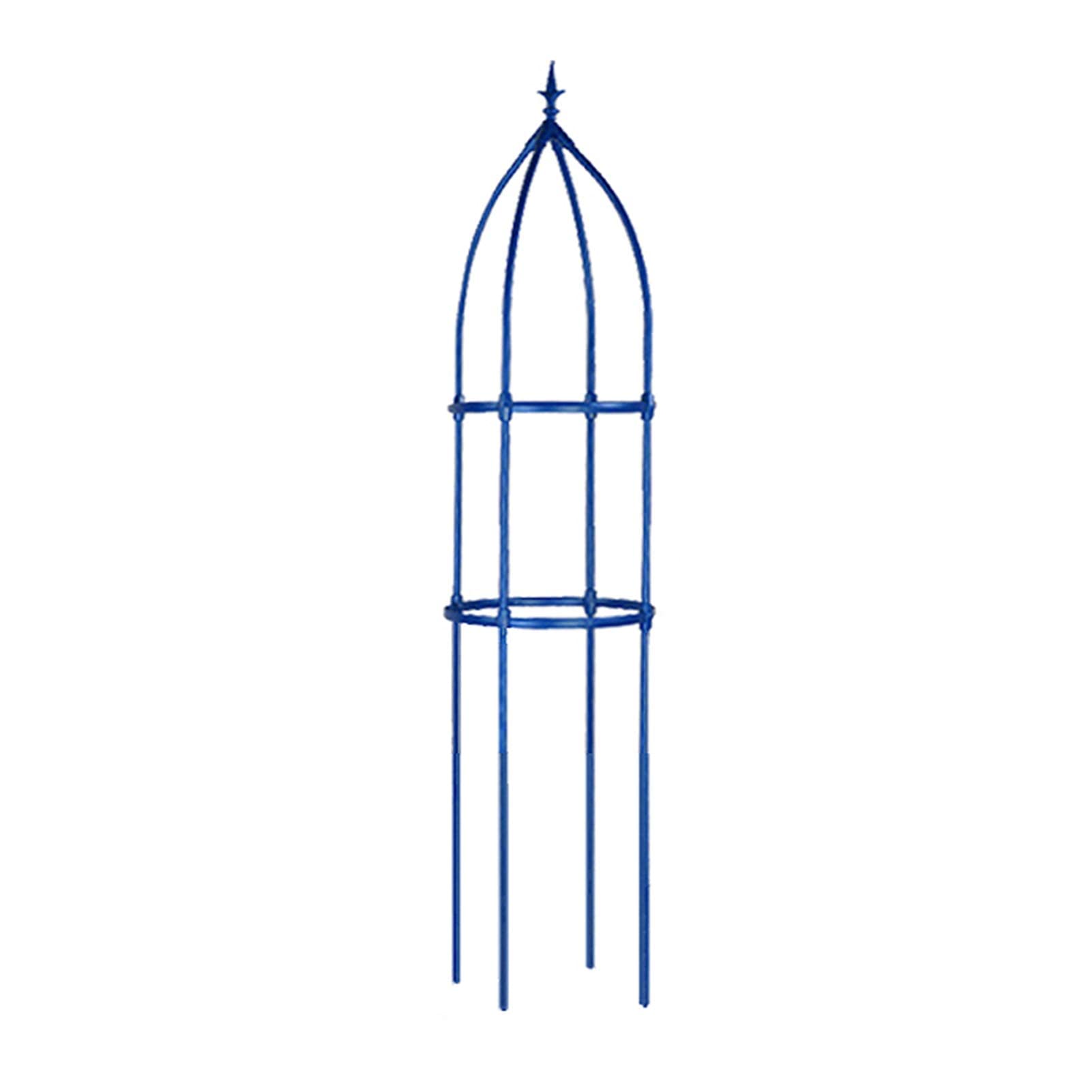 Blanketswarm Torre Obelisco - Traliccio da giardino, in metallo rivestito in plastica antiruggine, supporto per piante alte per rampicanti e fiori, per interni ed esterni