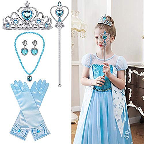 image for Orgrimmar Princess Dress Up Accessories Gloves Tiara Crown Wand Neckla