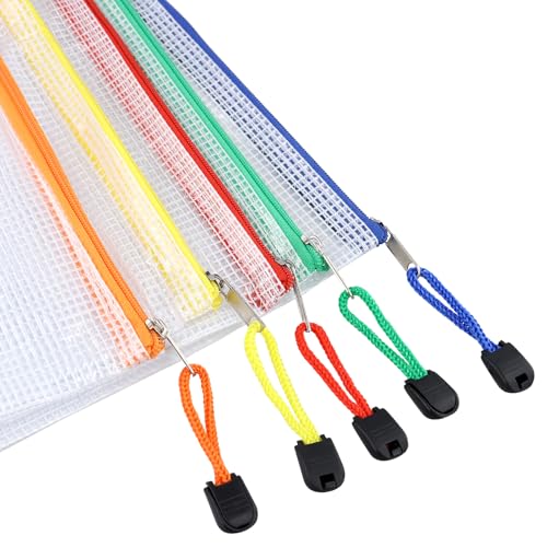 Pochettes plastique étanches A4 et A3 à fermeture éclair pour trier et protéger - 3