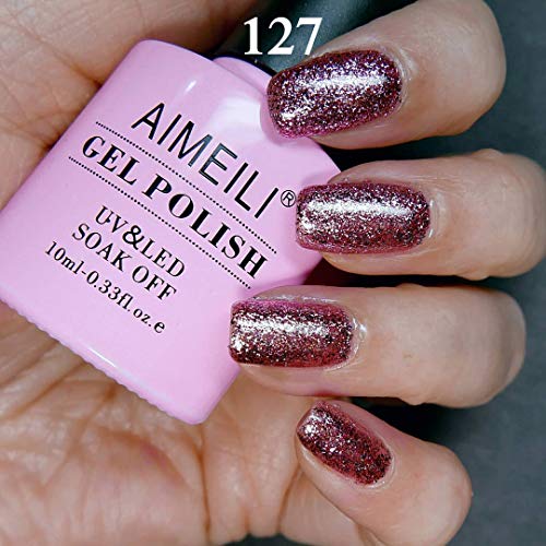 Esmalte de uñas en gel brillo espejo 10ml rosa miniatura 2