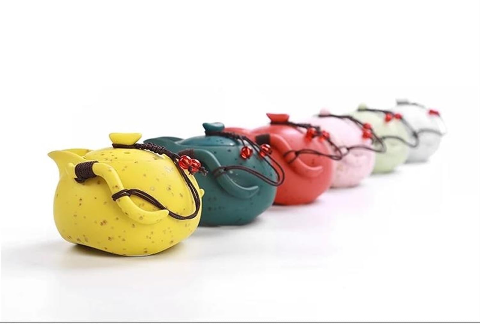 Zestaw Do Herbaty W Chińskim Stylu Kung Fu, Mały Zestaw Do Herbaty, Jeden Dzbanek, Cztery Filiżanki, Ceramiczny Czajniczek, Bambusowa Taca, Przenośna Torba, Japoński Zes