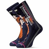 Primitive Skate x Dragon Ball Z Men's Goku Graphic Socks Navy Blue
