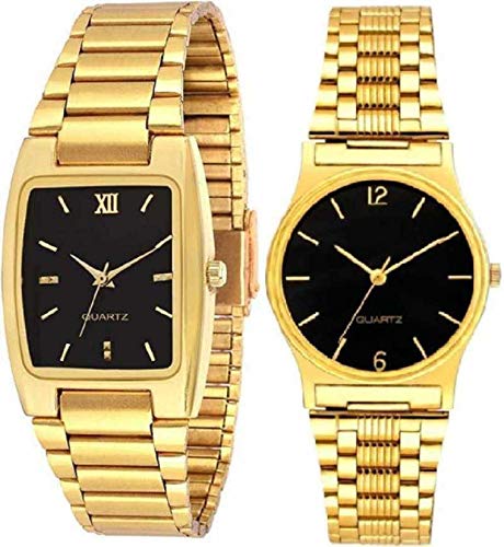 Zeydan Analogue Couple Watch Black dial Combo (B07QYJYDB6) Amazon Price History, Amazon Price Tracker