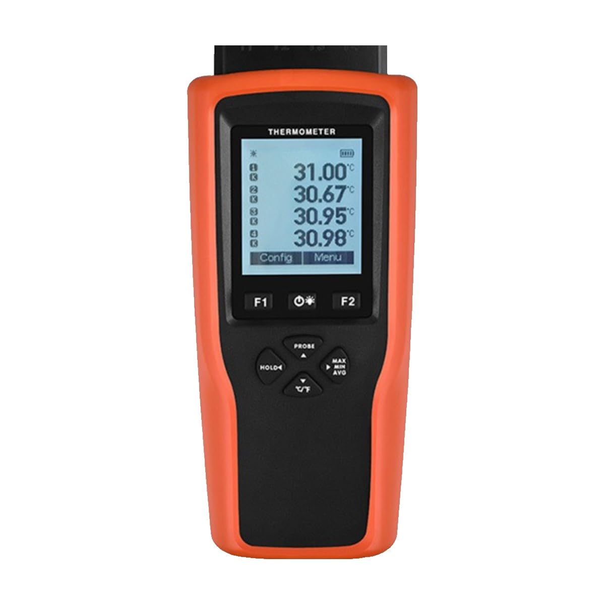 Vierkanal-Thermoelement-Thermometer YET-640X, hochpräzises Handthermometer vom Typ KTJ mit Echtzeitkurve(YET-640L -40~+900°C)