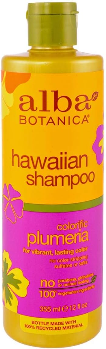 Alba Botanica Plumeria Replenishing Hair Wash, 12oz, 350ml
