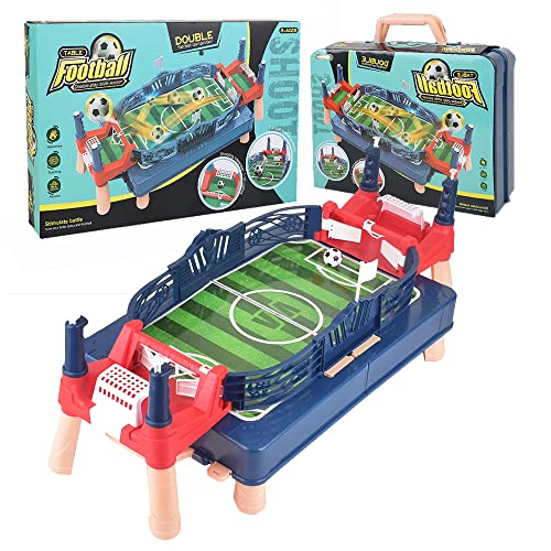 Jeu de Baby Foot Interactif, Mini Baby Foot de Bureau avec 2 Baby Foot , Jeu de Société de Football,Table de Football pour Deux Interactif de Baby-Foot , Cadeau de Baby Foot pour Enfants Adultes