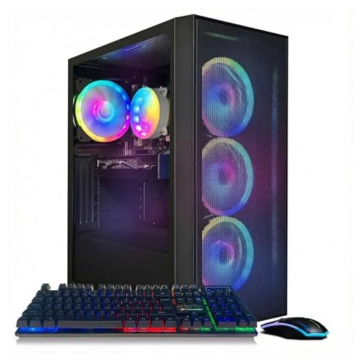 STGAubron Gaming PC Desktop,Corei7 8th Gen,RX 580 8G,16G DDR4,1T SSD