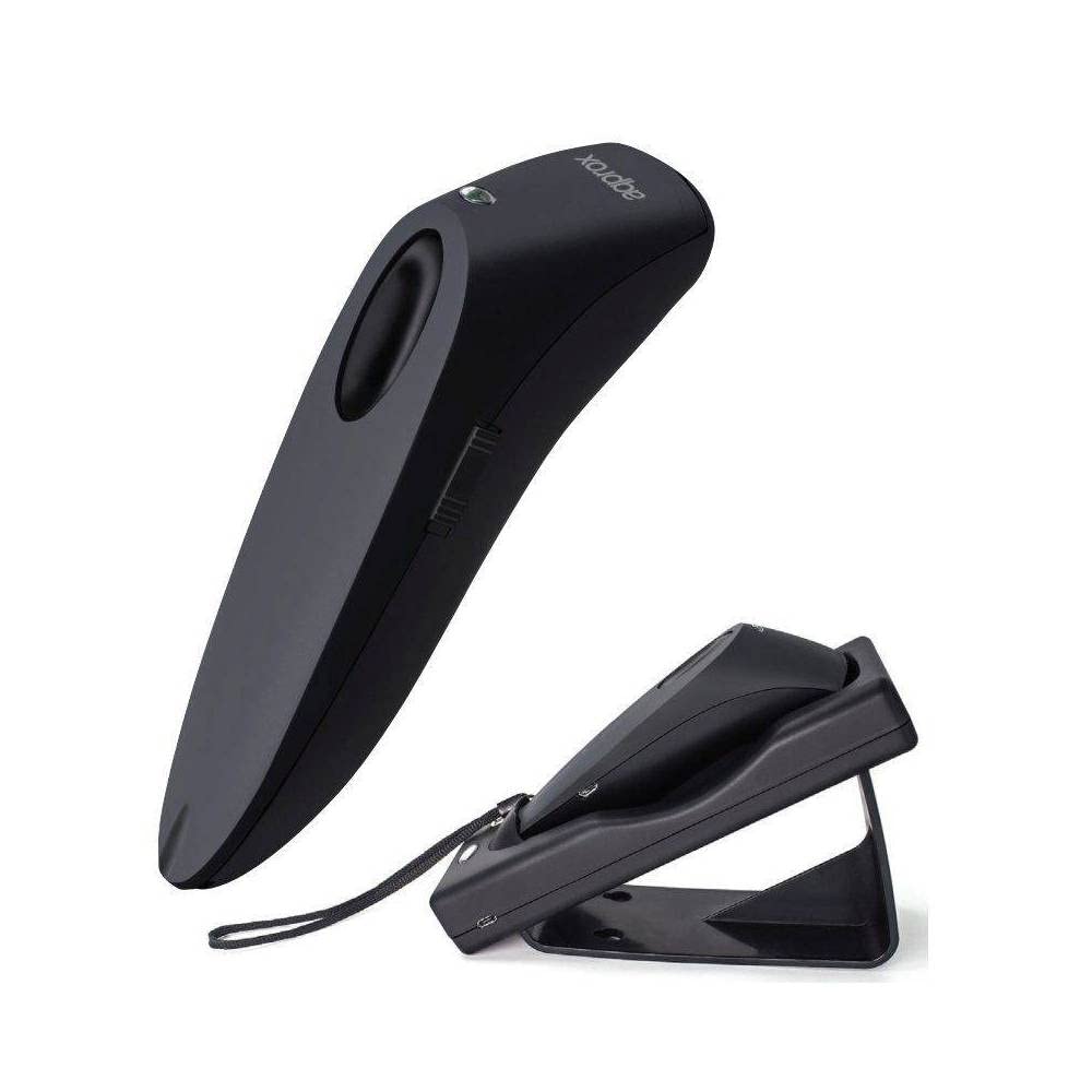 APPROX APPLS10 Lector DE CÓDIGOS DE Barras INALÁMBRICO BT/2.4GHZ 1D/2D Alcance 10M Bat. 1500MAH USB Soporte para Mesa/Pared