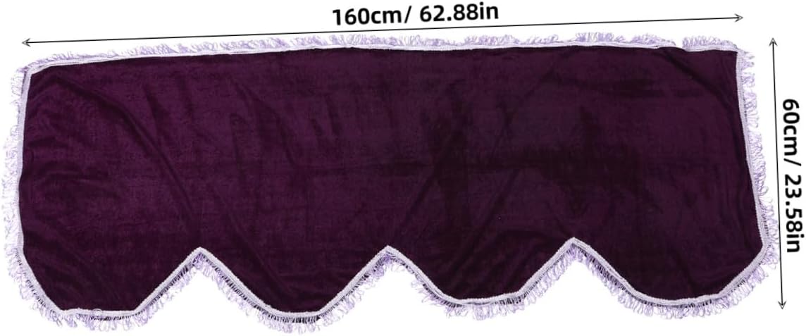 Purple Soft Fabric Piano Cover for Home and Performance Use image 2
