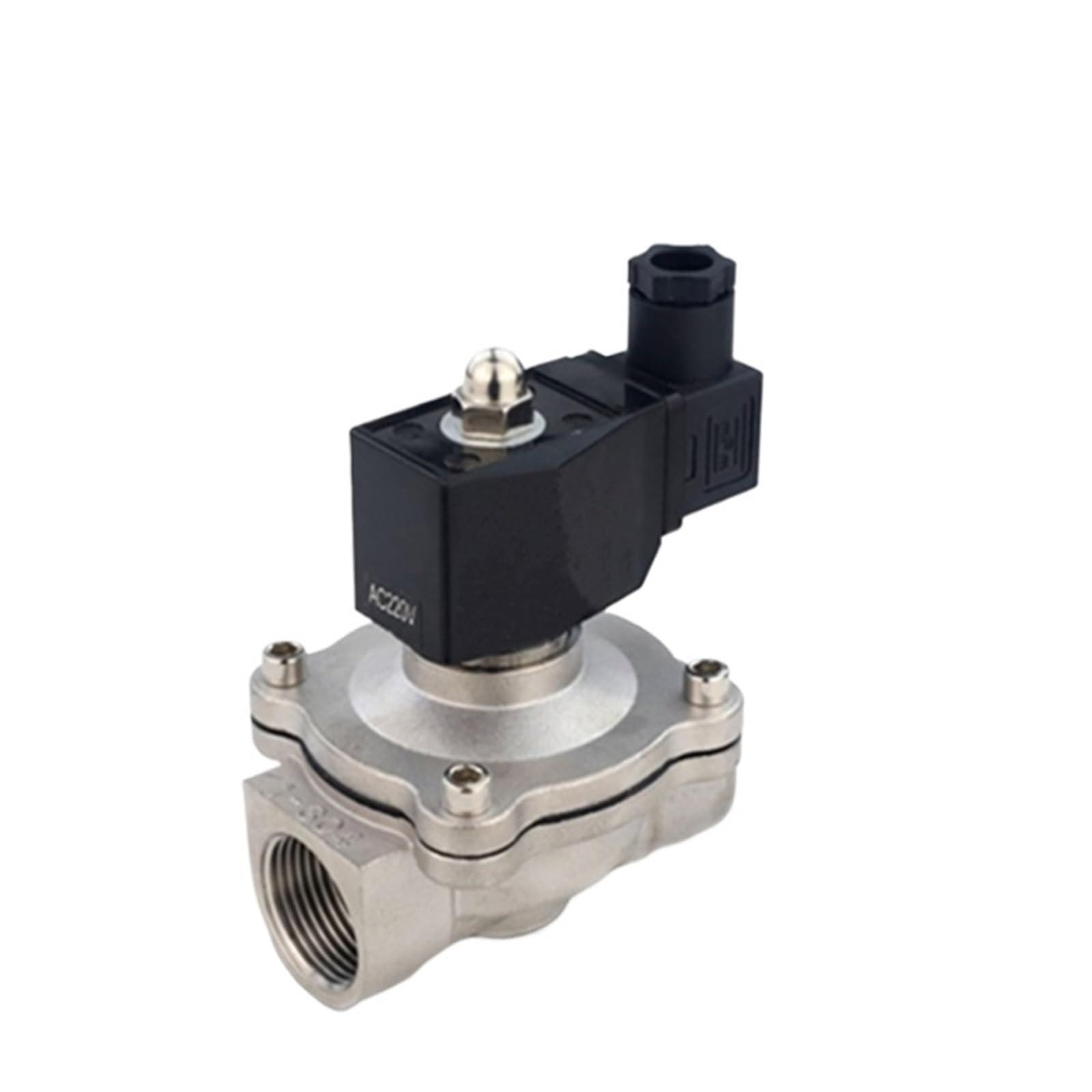Vanne en acier inoxydable DN65 DC24V étanche et durable pour contrôle de fluide extérieur