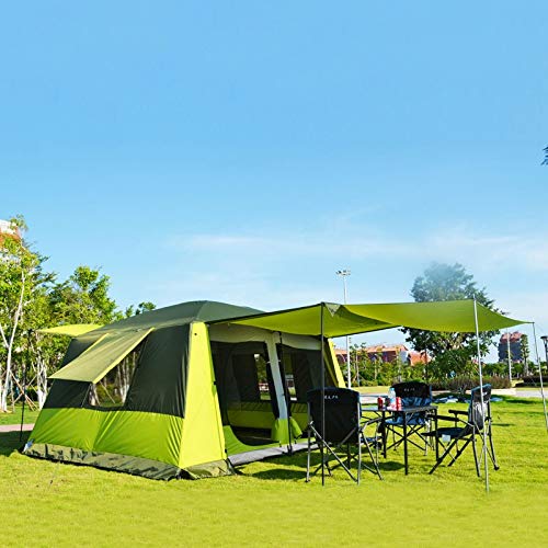 Carpa ultragrande impermeable y resistente al viento para 6-12 personas miniatura 2
