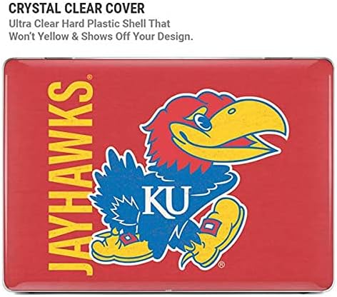 Skinit Case + Skin Compatible with MacBook Air 13in M1 (2021) - Officially Licensed Jayhawks KU Design
