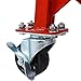300 lbs Hydraulic Motorcycle Scissor Jack Lift,Dirt Bike Hydraulic Maintenance Stand,Heavy Duty Lift Table for Air Conditioner Electric Motors Heavy Things,Stability,(Red)