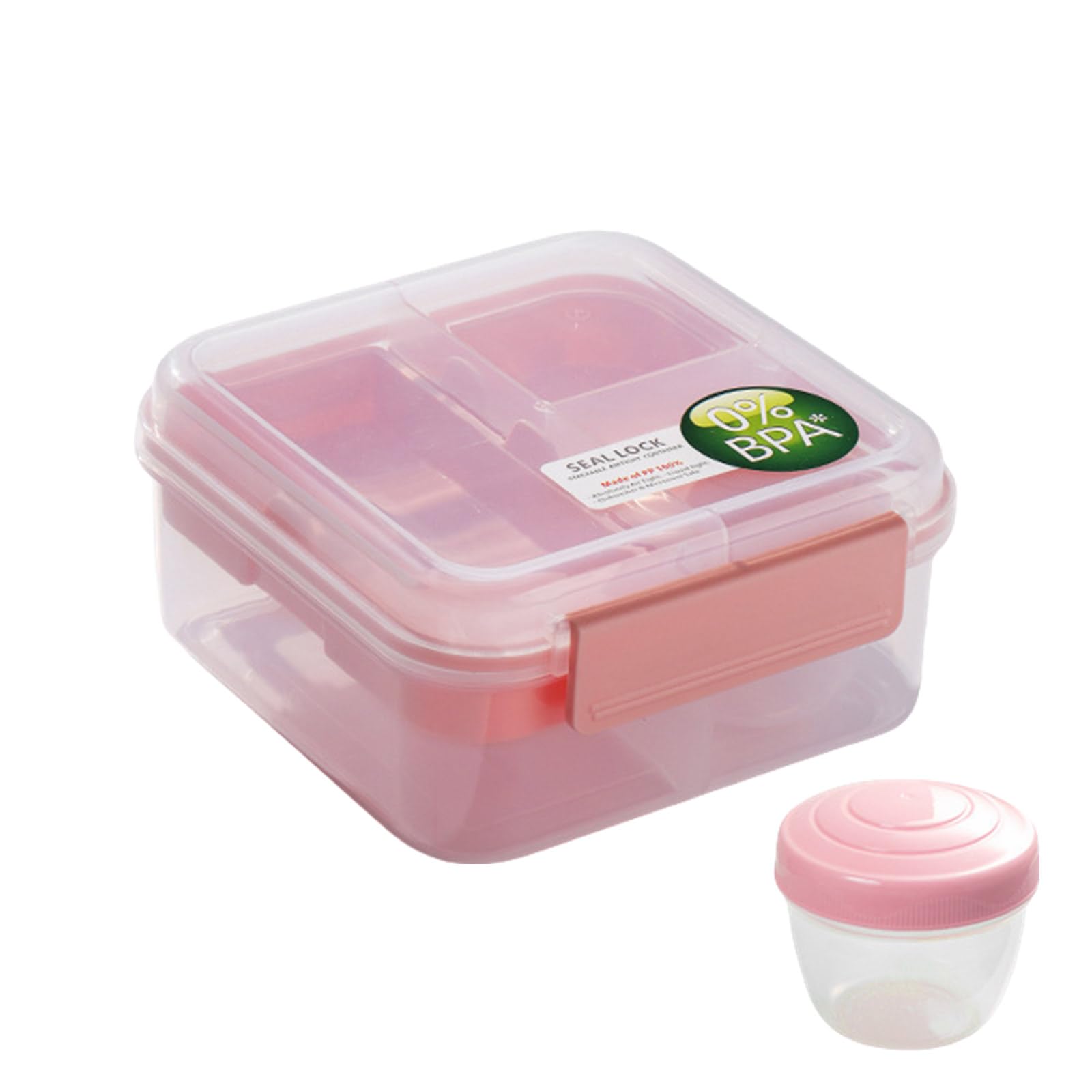 Elnwnnkc Efficient Double Layered Meal Box Leak Proof Double Deck Meal Container Sturdy for Worker and Family Use Lunch Box