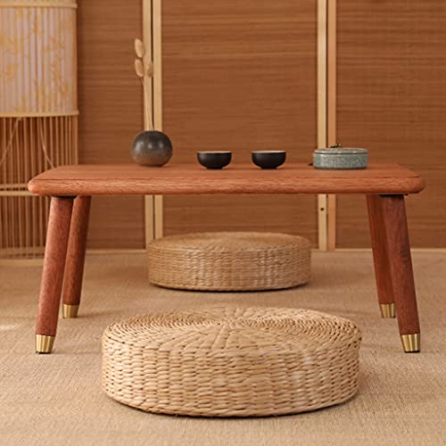 Petit balcon aménagé avec un bureau de thé simple en bois massif - 4