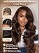 Beauty Forever Pre Everything Medium Chocolate Brown Loose Wave 13x4 Lace Front Human Hair Wig Pre Plucked Pre Cut Face Framing Layers Glueless Drawstring Wear and Go Wigs 150% Density 18inch