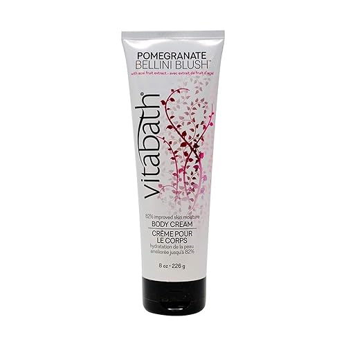 Vitabath Pomegranate Bellini Blush Crema corporal hidratante  Hidratación calmante Cuidado de la piel con vitaminas y nutrientes  Reponer toda la