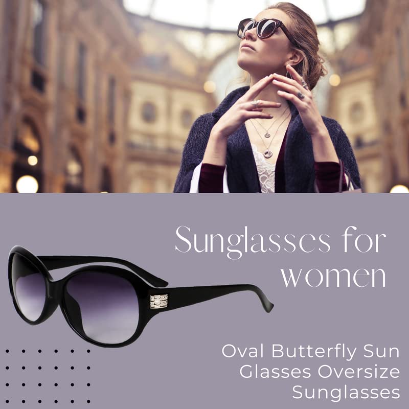 Image of Cat Eye Sunglasses for Girls and Women | 100% UV400 Protected Lightweight Eyewear | Stylish Polycarbonate Durable Frame, Medium