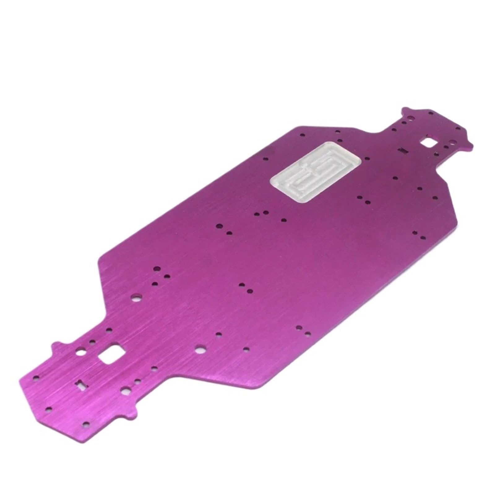 Genérico para HSP 94103 94123 03001 1/10 RC Piezas Mejora Coche Chasis Metal Aleación Aluminio 3MM Espesor Pez Volador Piezas Coche RC
