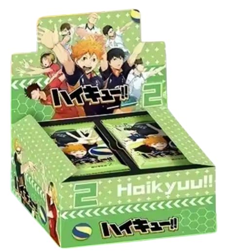 Haikyu!! | Anime Collectable Trading Card | Sealed Box | Japanese Edition | For Collectors 15+ Years | Haikyuu!! Design C