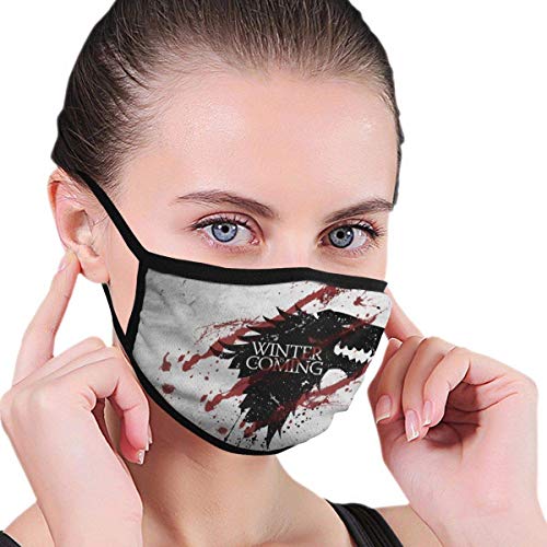 Face Scarf Game Of Th-Rones St-Ark Face Scarf Washable Reusable Fashion School Outdoor Multifunctional Balaclava Colorful Earloop Headwear Work Winter Printing Cycling