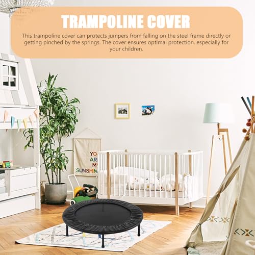 Coussin de sécurité trampoline 40 pouces noir avec 6 trous en mousse Magiclulu - 7