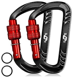 Rhino 12 kN Karabinerhaken mit Schlüsselringen